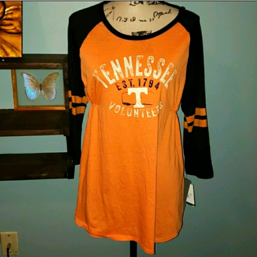 New Touch By Alyssa Milano Univ. Of Tn. Volunteers Maternity Top Large